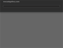 Tablet Screenshot of mocaabgallery.com